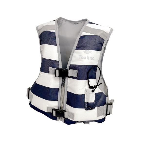 Ｊｒフローティングベスト　ＴＬＶ－０２(ネイビーボーダー-M)